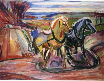  flug - Frühjahr Pflügen 1916 Edvard Munch